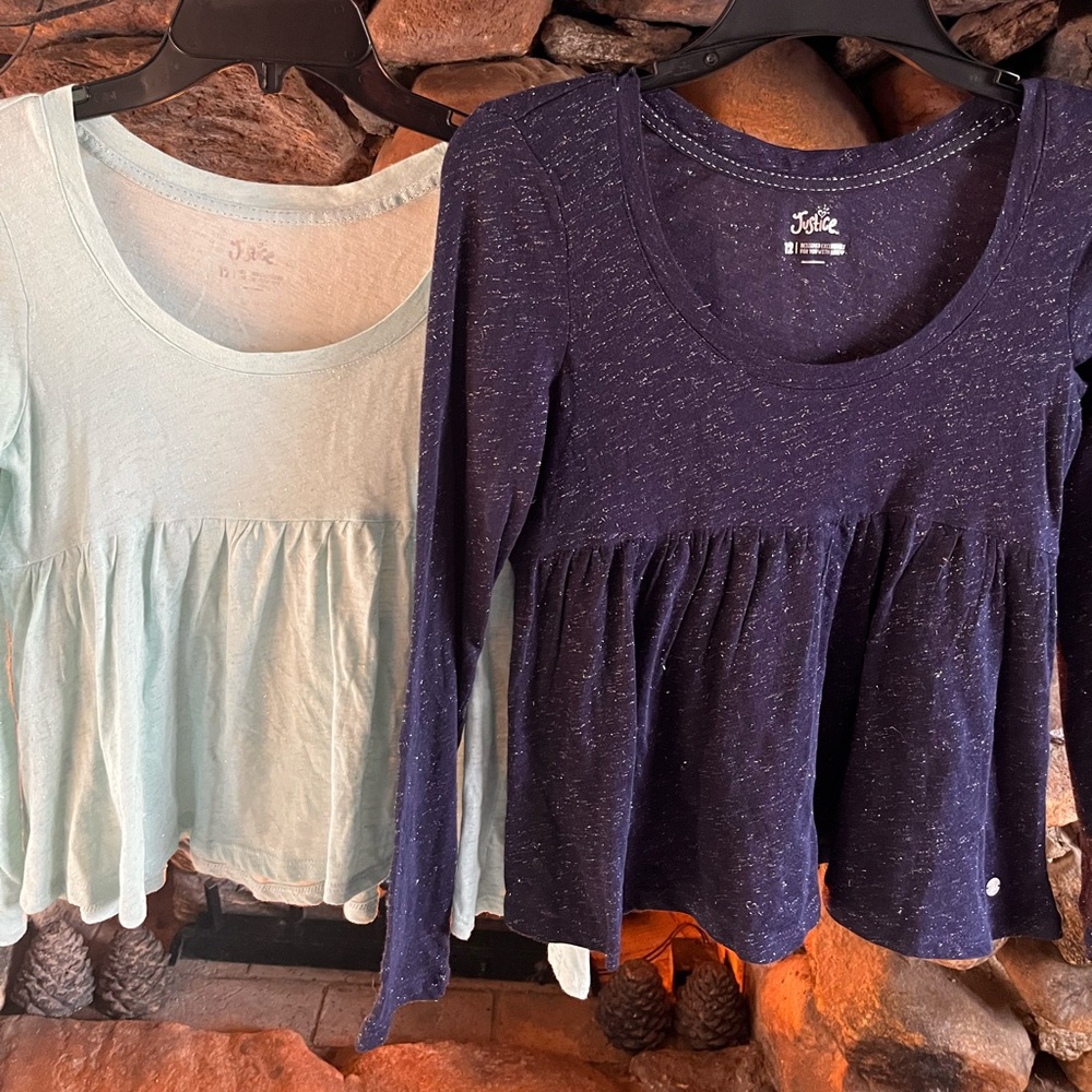 Justice long sleeve shirt bundle